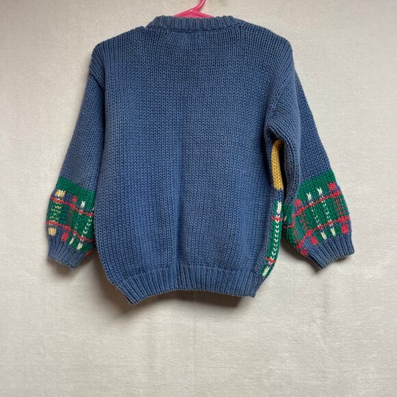 Eagle’s Eye kids Vintage size 3T cardigan sweater Oxford rules patch rare find - Picture 4 of 4